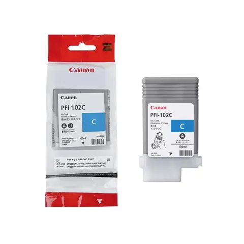 Canon PFI-102C - Tusz cyan do Canon IPF-500, IPF-510, IPF-600, IPF-605 ...