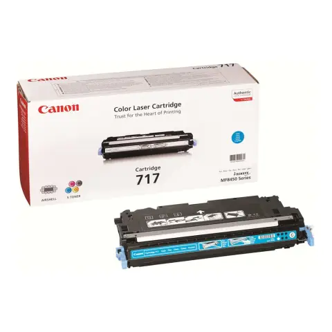 Toner Canon CRG-717C Cyan do drukarek (Oryginalny) [4k]