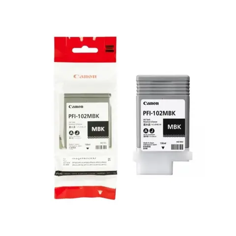 Canon PFI-102MB - Tusz czarny matowy do Canon IPF-500, IPF-510, IPF-600, IPF-605 ...