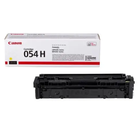 Canon CRG-054HY - Toner żółty 054H do Canon i-SENSYS LBP-620, LBP-621, LBP-623, LBP-640, LBP-641, LBP-643, LBP-644, LBP-