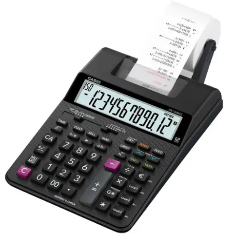 Casio kalkulator HR-150RCE Z ZAS | drukujący | 12 miejsc | Czarny-5194742