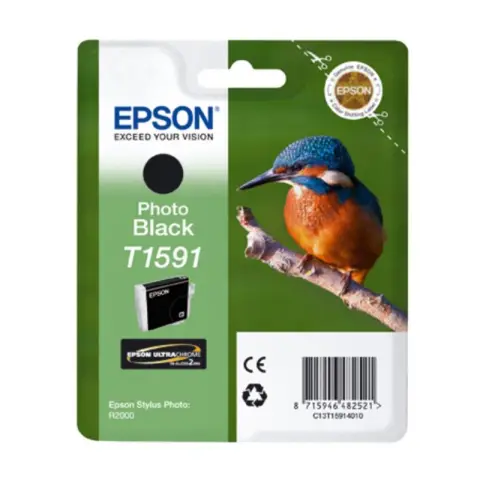 Tusz Epson T1591 Photo Black do drukarek (Oryginalny) [17ml]