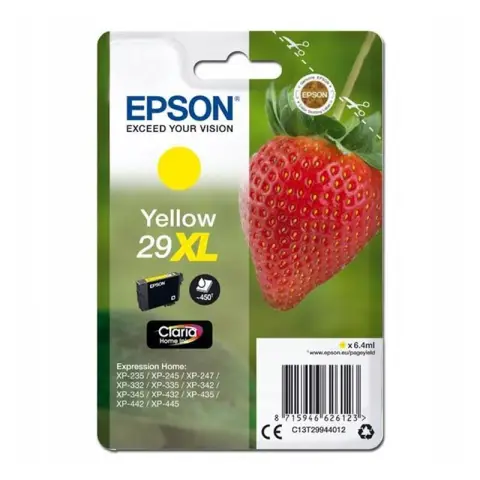 Tusz Epson T29XL / C13T29944012 Yellow do drukarek (Oryginalny) [6.4ml]