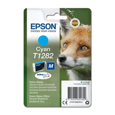 Epson T1282 - Tusz cyan do Epson SX-125, SX-130, SX-230, SX-235 ...