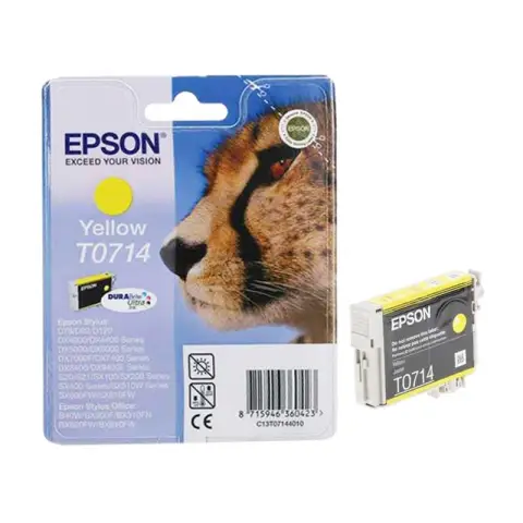 Epson T0714 - Tusz żółty do Epson SX-100, SX-105, SX-110 ...