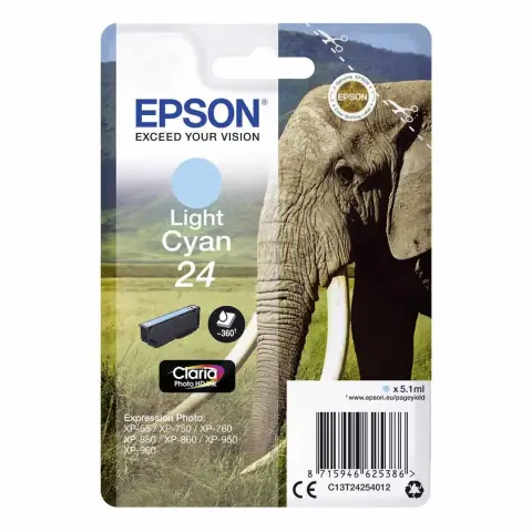 Epson T2425 - Tusz light cyan do Epson XP-55,XP-750, XP-760, XP-850 ...