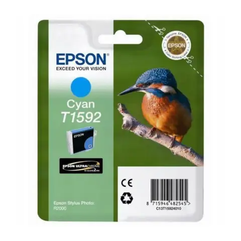 Tusz Epson T1592 Cyan do drukarek (Oryginalny) [17ml]