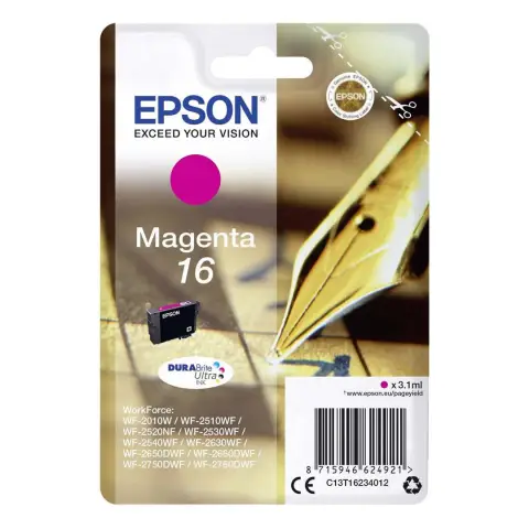 Epson T1623 - Tusz magenta do Epson WF-2010, WF-2500, WF-2510, WF-2520, WF-2530 ...
