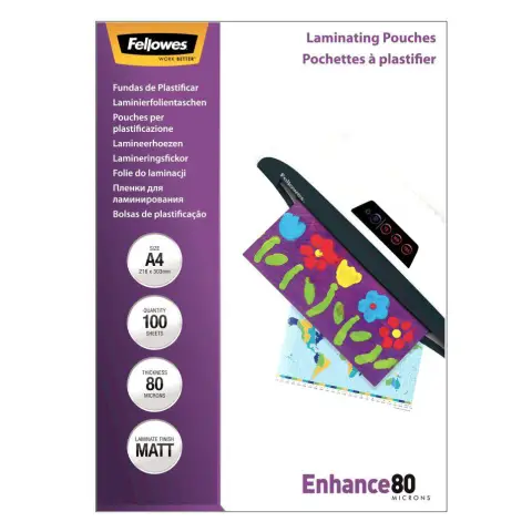 Folia do laminacji matowa  - A3 - 80 mic - 100 szt.