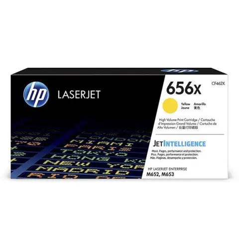 Toner HP 656X do 	Color LaserJet Enterprise M652/M653 | 22 000 str. | yellow-4394321