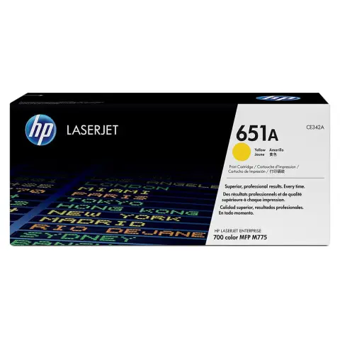Toner HP 651A / CE342A Yellow do drukarek (Oryginalny) [16k]