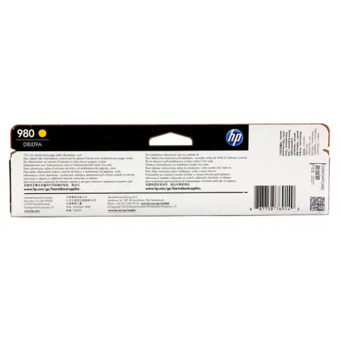 Tusz HP 980 do Officejet Enterprise X555/585 | 6 600 str. | yellow-6857861