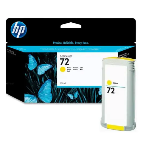 Tusz HP 72 / C9373A Yellow do drukarek (Oryginalny) [130 ml]