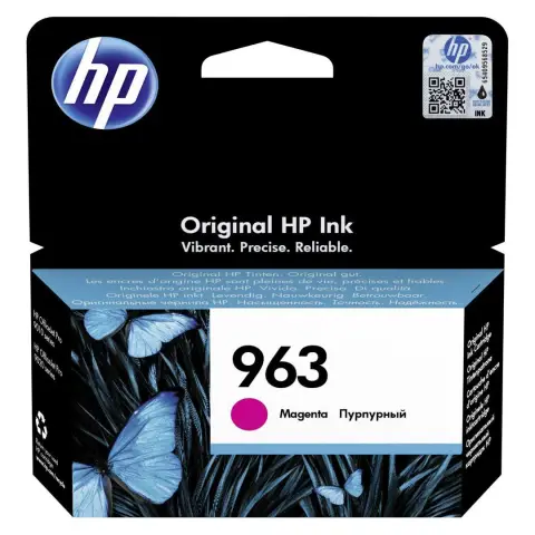 HP 3JA24AE - Tusz magenta HP 963 do HP OfficeJet Pro 9010, 9012, 9013, 9014, 9015, 9016, 9018, 9019, 9020, 9022, 9023, 9