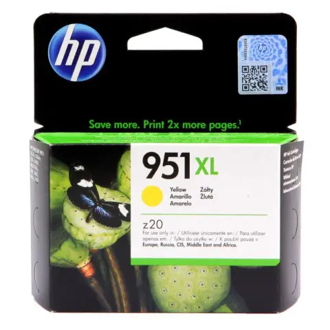 HP 951XL Yellow - Tusz żółty do HP Officejet Pro 251, 276, 8100, 8600, 8610, 8620