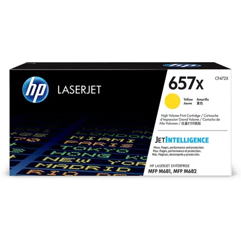 HP CF472X - Toner żółty 657X do HP LaserJet Enterprise M681, M682