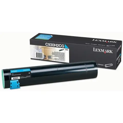 Toner Lexmark C930H2CG Cyan do drukarek (Oryginalny)