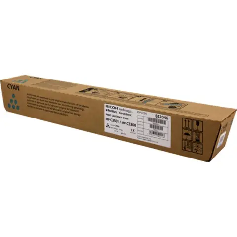 Toner Ricoh 842046 Cyan do kopiarek (Oryginalny) [15k]