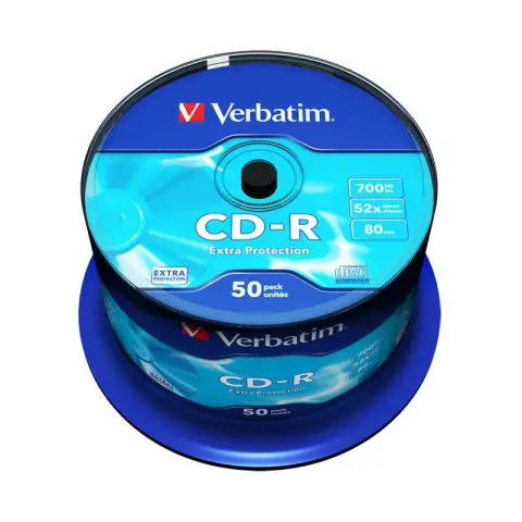 Płyty Verbatim CD-R 700MB 52x - Spindle - 50 szt.