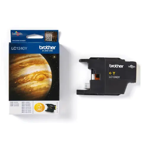 Tusz Brother LC1240Y Yellow do drukarek (Oryginalny)