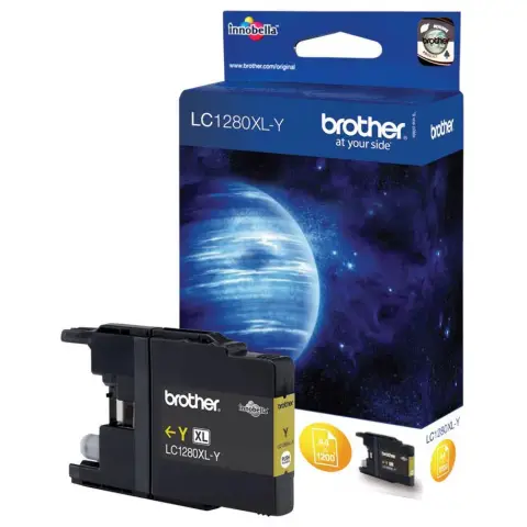 Tusz Brother LC1280XL-Y Yellow do drukarek (Oryginalny)