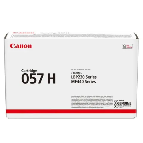 Canon 057H - Toner 057H czarny do Canon LBP-220, LBP-223, LBP-226, LBP-228, MF-440, MF-443, MF-445, MF-446, MF-449