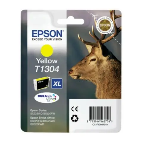 Tusz Epson T1304   do  Stylus BX-525WD/535WD, SX620FW | 10,1ml | yellow