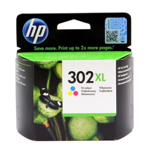 Tusz HP 302XL / F6U67AE Kolor do drukarek (Oryginalny) [8ml]