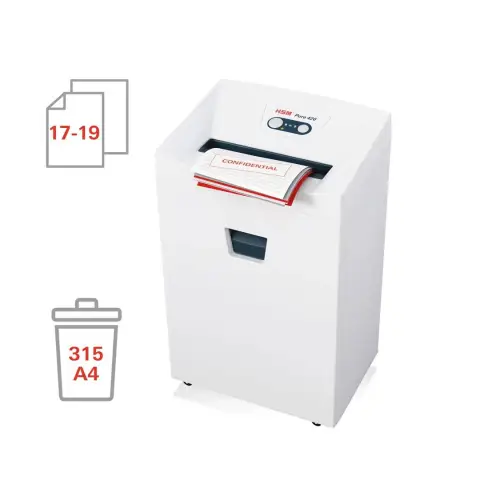 HSM Niszczarka Pure 420, 35L 3,9 mm-6980145