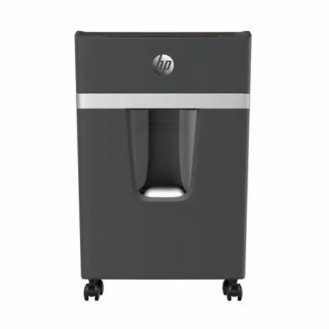 Niszczarka HP PRO SHREDDER 10MC, mikrościnki, P-5, 10 kart., 20l, ciemnoszara-7015640