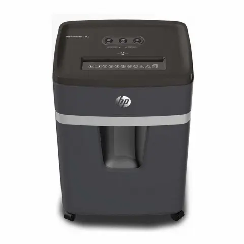 Niszczarka HP PRO SHREDDER 18CC, ścinki, P-4, 18 kart., 25l, ciemnoszara-7015646