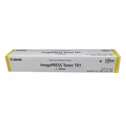 Canon T01 / 8069B001 - Toner żółty do Canon imagePRESS C60, C65, C600, C650, C700, C750, C800, C850