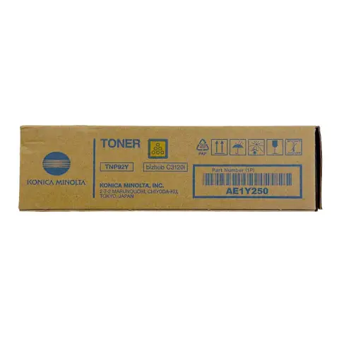 Minolta TNP92Y - Toner żółty AE1Y250 do Konica Minolta Bizhub C3100i, C3120i