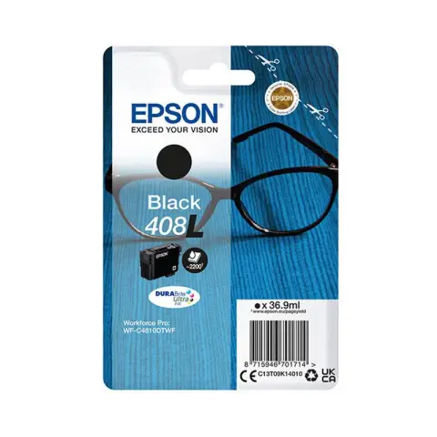 Epson 408L T09K1 - Tusz czarny do Epson WorkForce Pro WF-C 4310DW, WF-C 4810DTWF