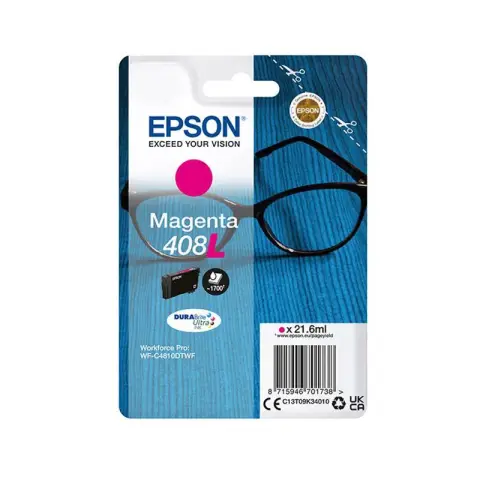 Epson 408L T09K3 - Tusz magenta do Epson WorkForce Pro WF-C 4310DW, WF-C 4810DTWF