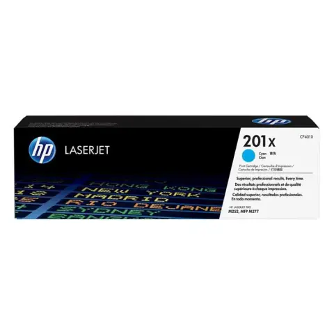 Toner HP 201X / CF401X Cyan do drukarek (Oryginalny) [2.3k]