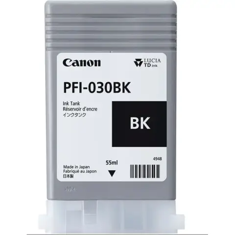 Canon PFI-030BK - Tusz czarny do Canon imagePROGRAF TA-20, TA-30, TA-240, TA-340
