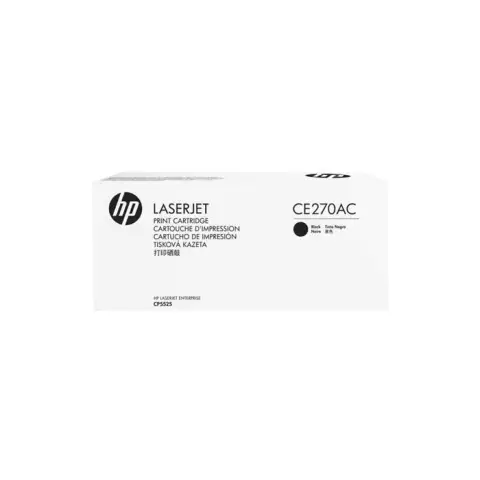 Toner HP 650A / CE270AC Czarny do drukarek (Oryginalny) [13.5k]