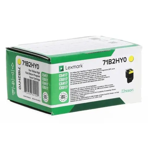 Lexmark 71B2HY0  - Toner żółty do Lexmark CS-417, CS-517, CX-417, CX-517