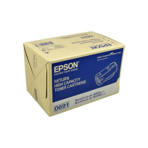 Epson C13S050691  - Toner 0691 do Epson WorkForce AL-M300, AL-MX300