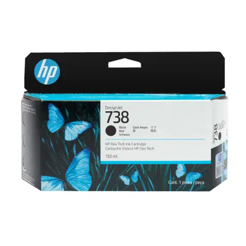 Tusz HP 738 czarny - Tusz 498N4A do HP DesignJet XT-950, T-850, T-950