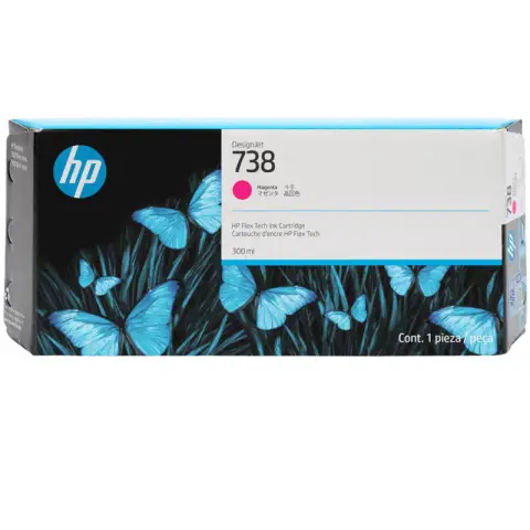 Tusz HP 738 magenta XL - Tusz 676M7A do HP DesignJet XT-950, T-850, T-950
