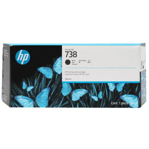 Tusz HP 738 XL czarny - Tusz 498N8A do HP DesignJet XT-950, T-850, T-950