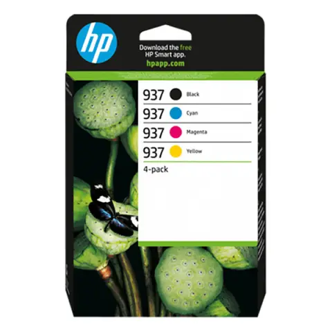 Zestaw tuszy HP 937 6C400NE - Tusze do HP OfficeJet Pro 9100, 9110, 9117, 9120, 9122, 9123, 9125, 9128, 9130, 9132, 9133
