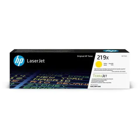HP W2192X - Toner 219X żółty do HP Color LaserJet Pro 3202, MFP 3300, 3302
