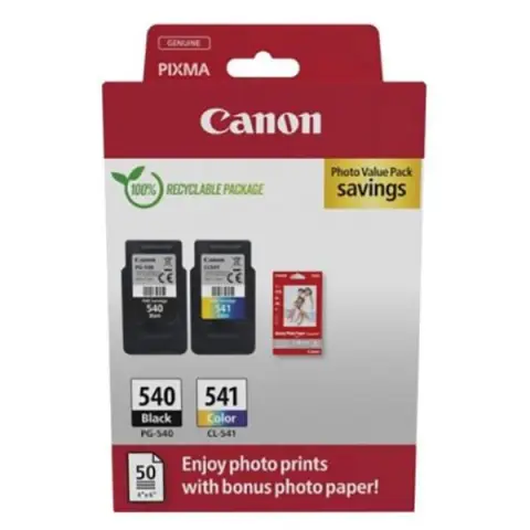 Tusz Canon PG-540 / CL-541 Multipack Czarny i Kolor do drukarek (Oryginalny) [2x8ml]