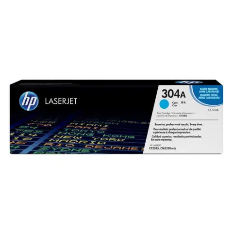 Toner HP 304A / CC531A Cyan do drukarek (Oryginalny) [2.8k]