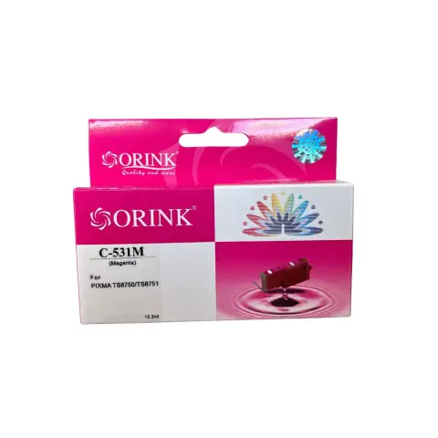 Tusz magenta 531 do Canon TS-8751, TS-8750, TS-8700, TS-8552, TS-8551, TS-8550, TS-8500 - Zamiennik CLI-531M 6120C001