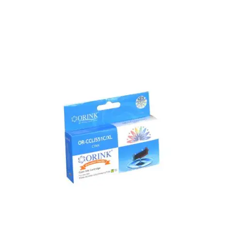 Canon CLI-551CXL tusz cyan do Pixma iP7250, iP8750, MG5450, MG5550, MG6350, MG6450, MG7150, MX725, MX925