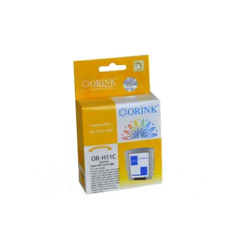 Tusze CH11C Cyan do drukarek HP (Zamiennik HP 11 / C4836A) [28ml]